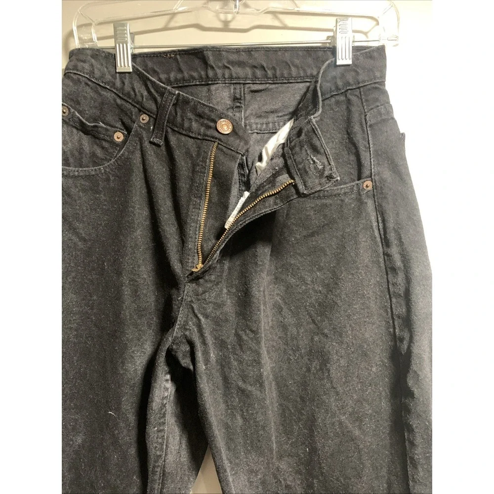 Vintage Early 90s - 80s Levi's Black Denim Jeans 560 30x30 Mens Relaxed Jeans